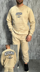 Conjunto Moletom Masculino Adidas Gola Careca