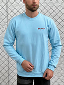 Casaco Moletom Gola Careca Hugo Boss Plus Size
