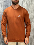 Casaco Moletom Gola Careca Nike