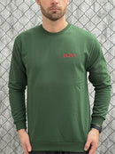 Casaco moletom Gola Careca Verde Hugo Boss 2