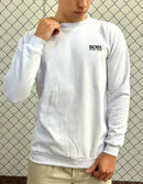 Casaco Moletom Gola Careca Hugo Boss Plus Size
