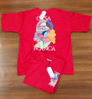 Camiseta Oversized Suedine Casa Blanca