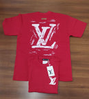Camiseta Oversized Suedine louis vuitton